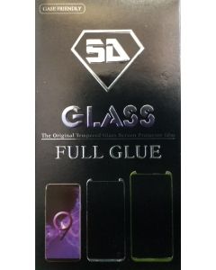 S8 3D Full Glue Tempered Glass - Black
