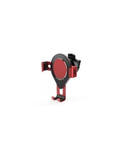 Gravity Air Fan Carholder with Long Clip Head - Red